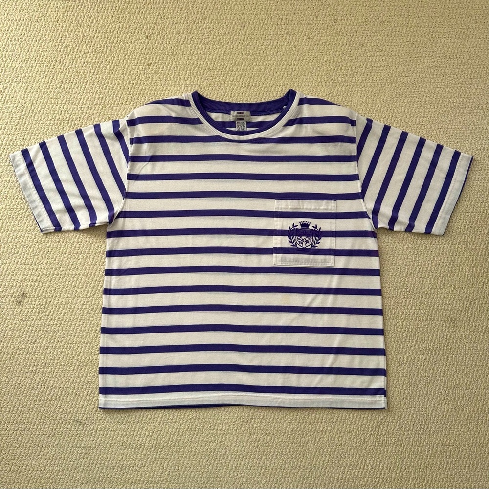 Vintage Striped Graphic Tee